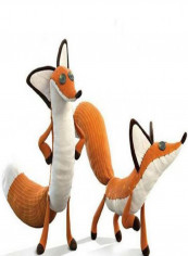 2-Piece Fox Plush Stuffed Animal Toy Set