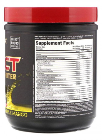 Pineapple Mango Impact Igniter Pre Workout