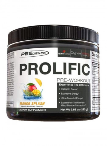 Prolific Pre-Workout - Mango Splash