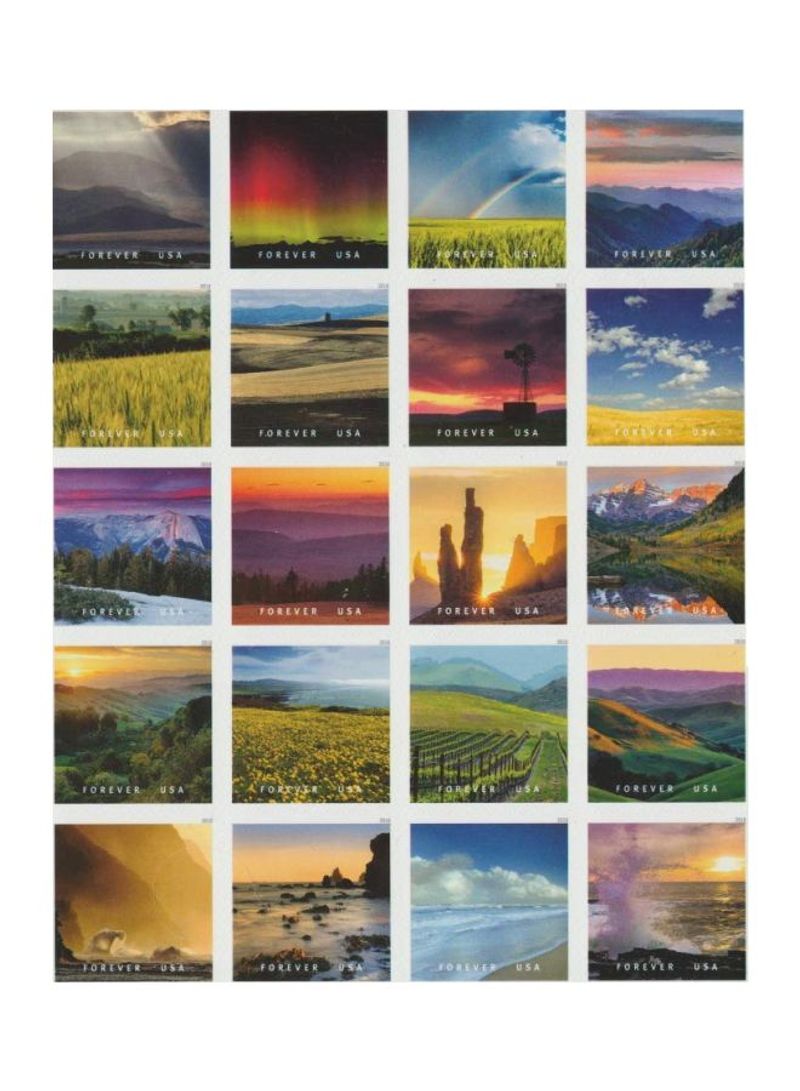 20-Piece Stamp Sheet