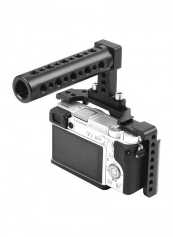 Aluminium Alloy Camera Cage Stabilizer Black