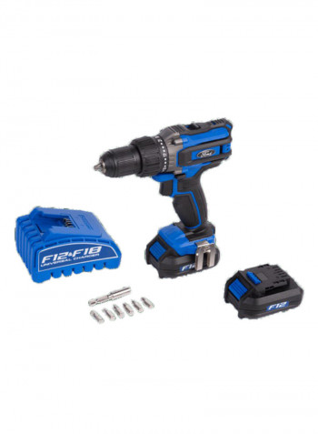Cordless Drill Driver Blue/Back