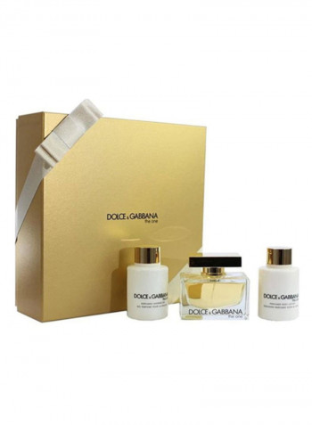 طقم هدايا ماء عطر من 3 قطع The One EDP (75 ml), The One Shower Gel (100 ml) and The One Body Lotion (100 ml)