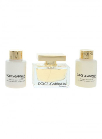 طقم هدايا ماء عطر من 3 قطع The One EDP (75 ml), The One Shower Gel (100 ml) and The One Body Lotion (100 ml)