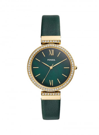 Women's Madeline Three-Hand Leather Analog Wrist Watch ES4642