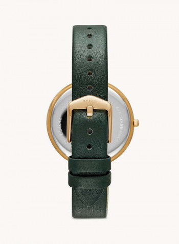 Women's Madeline Three-Hand Leather Analog Wrist Watch ES4642