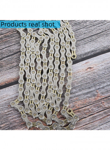 Speed Semi-hollow Bicycle Chain for Mountain Bike Cycling Parts 25.5x9.5x2.5cm