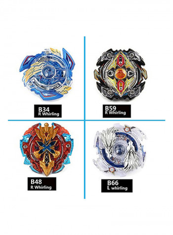 Battle Burst Beyblade With 4D Launcher Grip And Arena Set