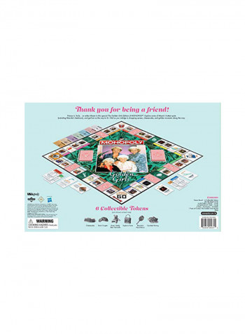 Monopoly The Golden Girls Board Game
