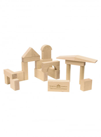 21-Piece My First Wooden Block Set