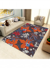 Floral Pattern Rectanglular Floor Rug Multicolour 140 X 200cm