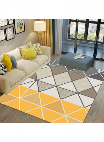 Geometric Pattern Living Room Rectangular Floor Rug Multicolour 140 X 200cm