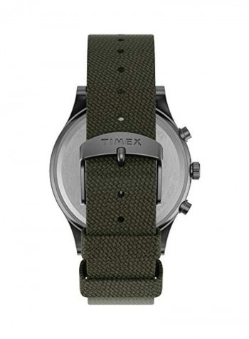 Men's Analog Wrist Watch with Fabric Strap