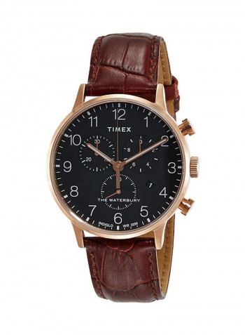 Men's Water Resistant Leather Analog Watch TW2R71600