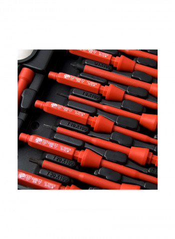 29-Piece Vde Tool Set Red 35x25x7centimeter