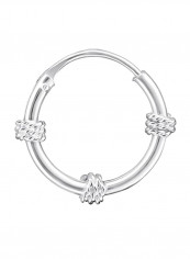 925 Sterling Silver Hoop Earrings
