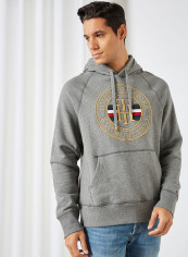 Logo Icons Embroidery Hoodie Dark Grey Heather reviews Logo Icons Embroidery Hoodie Dark Grey Heather