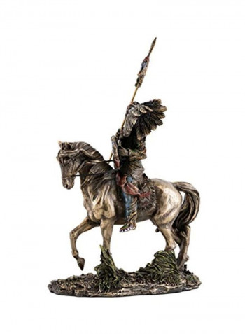 Mandan Indian Chief Statue Multicolour 7inch