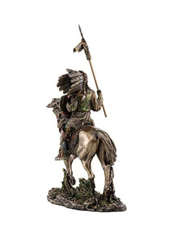 Mandan Indian Chief Statue Multicolour 7inch
