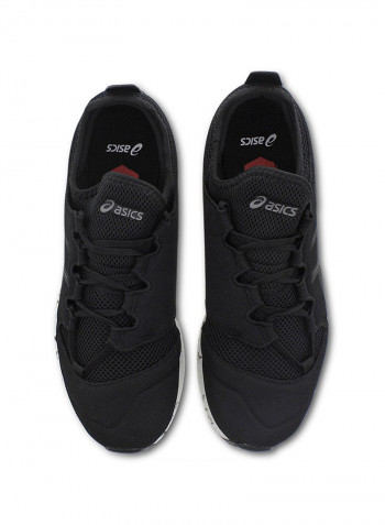 Lace-Up Athletic Sneakers Black
