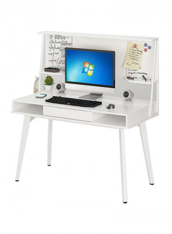 Victory T53 Fire Safe Laptop Table White