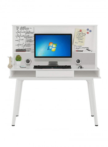 Victory T53 Fire Safe Laptop Table White