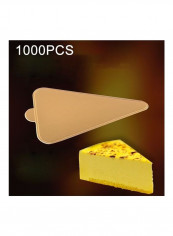 1000-Piece Large Triangle Cake Cardboard Pad Brown