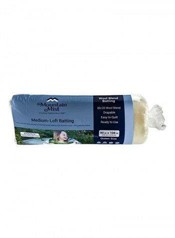 Needle Arts Batting White