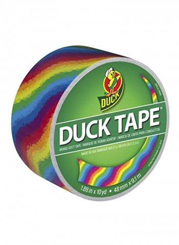 Printed Duct Tape Rainbow