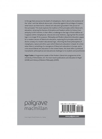 Philosophy And Modern Liberal Arts Education: Freedom Is To Learn Hardcover