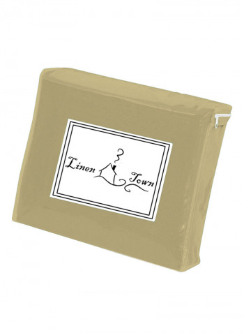 Egyptian Cotton Solid Comforter Beige King