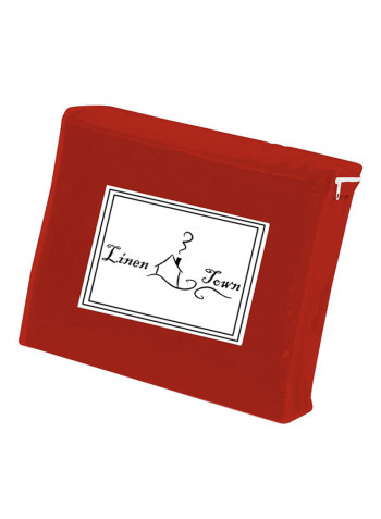 Egyptian Cotton Solid Comforter Red King
