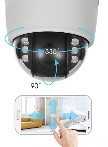 HD Wireless Wi-Fi Auto Focus Dome PTZ IP Camera