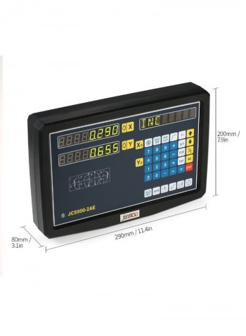 CNC Milling Digital Readout Display Black 200 x 290 x 80millimeter