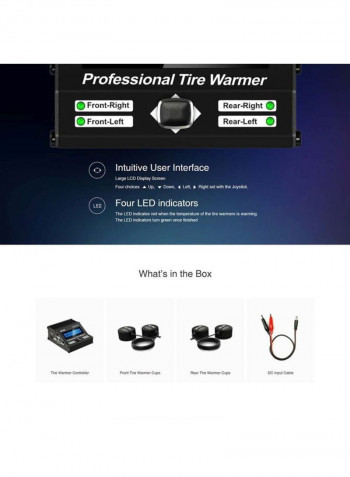 RSTW Pro Tire Warmer Set 28x6x15.5centimeter