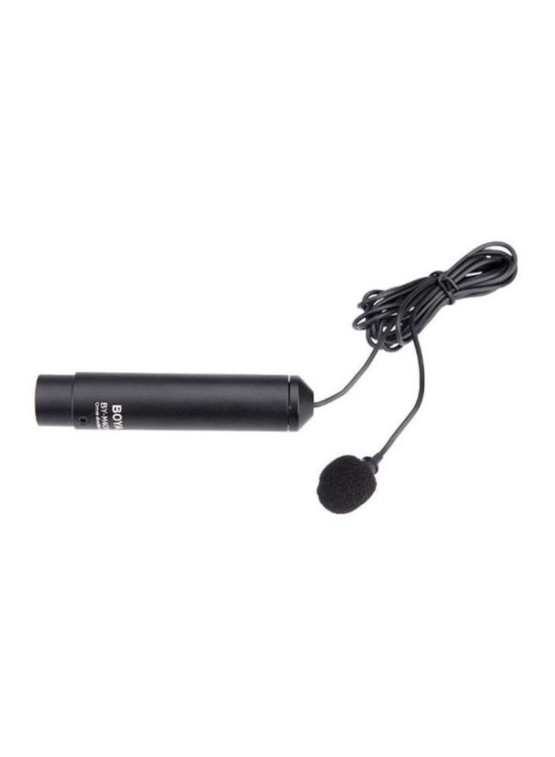 Omni-Directional Lavalier Microphone 2.5x15x11centimeter Black
