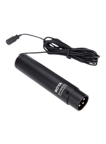 Omni-Directional Lavalier Microphone 2.5x15x11centimeter Black