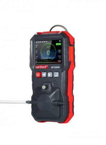Professional CO Concentration Detector Kit Black/Red 138 x 71 x 49millimeter