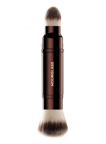 Retractable Double Ended Complexion Brush Brown
