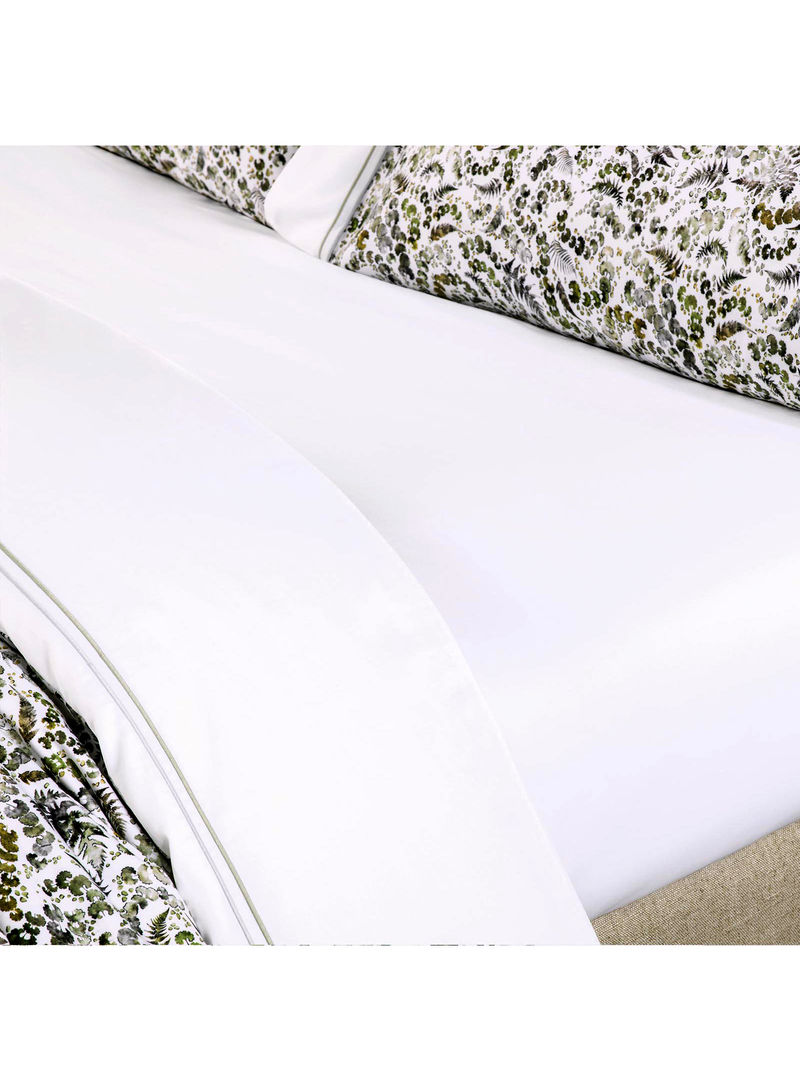 Lucille Flat Sheet Cotton White 240x270centimeter