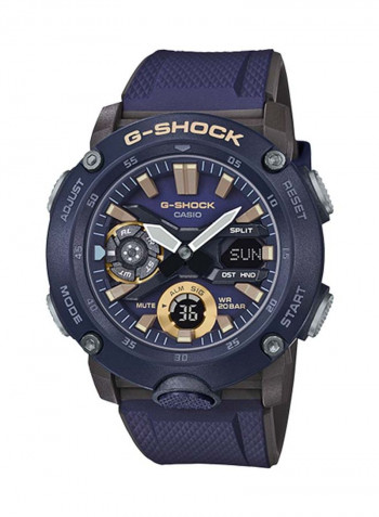 Men's Rubber Analog Wrist Watch GA-2000-2ADR