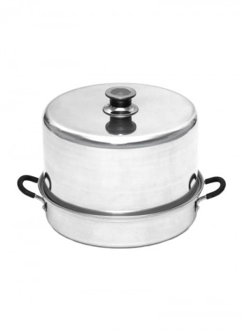Aluminum Steam Canner Silver 7Quart