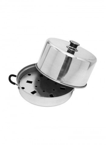 Aluminum Steam Canner Silver 7Quart