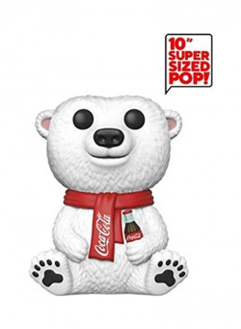 Coca Cola Polar Bear Vinyl Figure Limited Edition 9 x 13inch