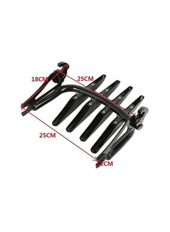 Detachable Stealth Luggage Rack For 1984 To 2018 Harley Davidson Touring