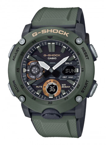 Men's Silicone Analog Wrist Watch GA-2000-3AER