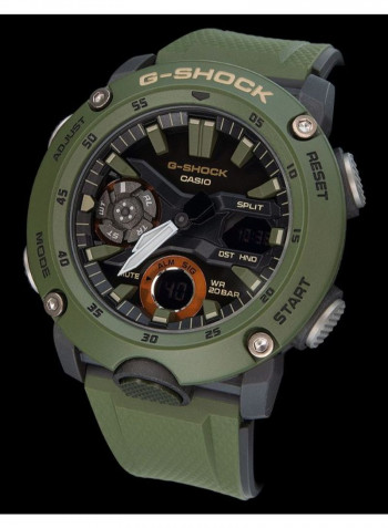 Men's Silicone Analog Wrist Watch GA-2000-3AER