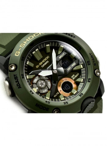 Men's Silicone Analog Wrist Watch GA-2000-3AER