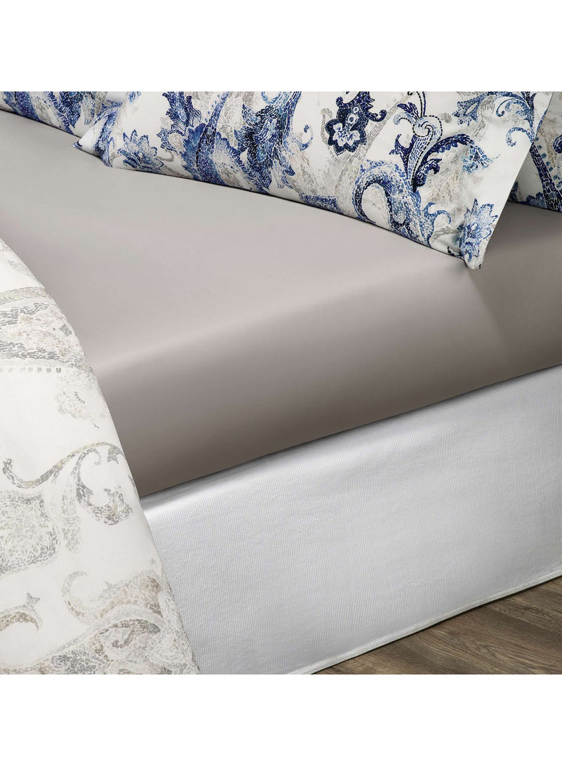Santorini Bedding Sheet Cotton Light Grey 240x270centimeter