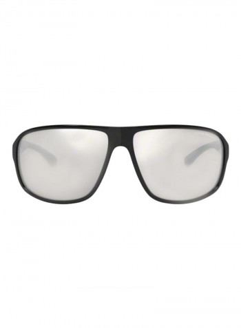 Men's UV-Protection Rectangular Sunglasses - Lens Size: 63 mm